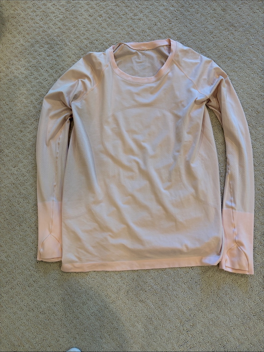 lululemon athletica Light Blush Long-Sleeve Performance Tee
